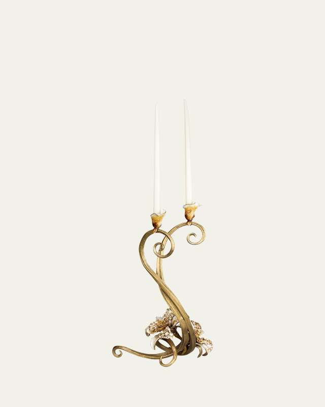Orchid Double Candlestick